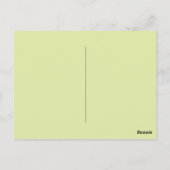 Prayer Card Scripture Proverbs Yellow Flowers Postkarte (Rückseite)