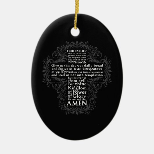 Prayer" "christliches Geschenk Jesus "unseres Keramik Ornament (Vorne)