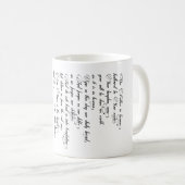Prayer Cup des Lords Kaffeetasse (VorderseiteRechts)