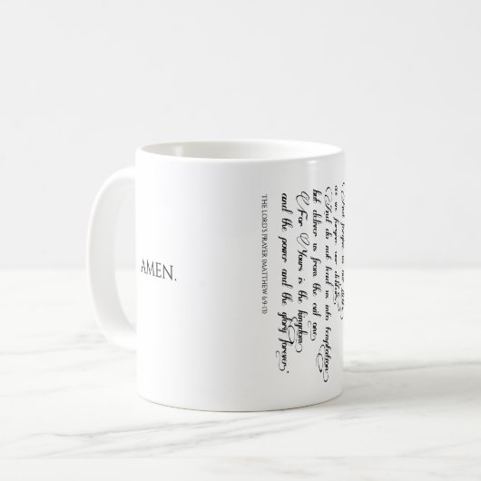 Prayer Cup des Lords Kaffeetasse (Vorderseite Links)