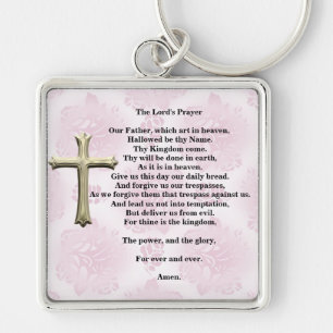 Prayer des Lords (Rosa) Schlüsselanhänger