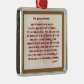 Prayer des Lords Silbernes Ornament (Rechts)