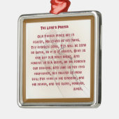 Prayer des Lords Silbernes Ornament (Links)