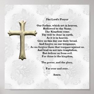 Prayer des Lords (weiß) Poster