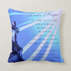Prayer Design Pillow Lords Kissen