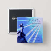 Prayer Design Pin Lords Button (Vorne & Hinten)