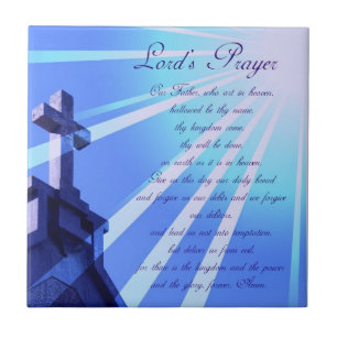 Prayer Design Tile Lords Fliese