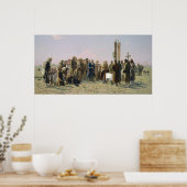 Prayer During the Drought, 1880 Poster (Küche)