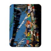 Prayer flags and chortens magnet (Vertikal)