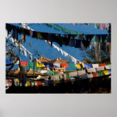 Prayer flags and chortens poster (Vorne)