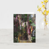 PRAYER FLAGS AUF DER BAUMEISTERKARTE KARTE (Gelbe Blume)