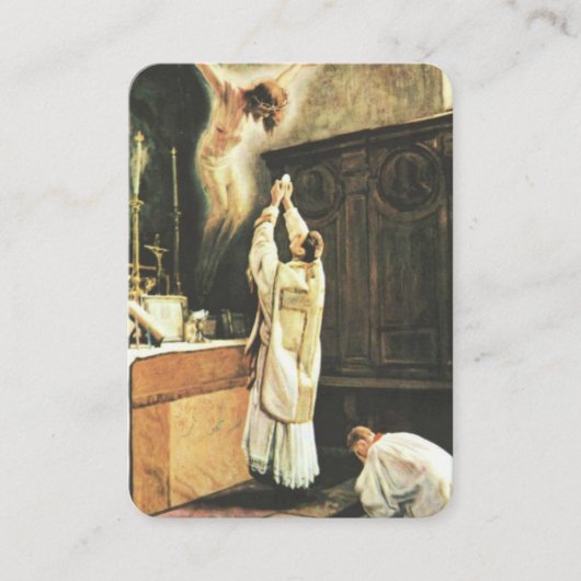 Prayer for Priests by St. Therese Holy Card Visitenkarte (Vorderseite)