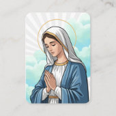 Prayer for the Unborn – Catholic Prayer Card Platzkarte (Vorderseite)