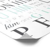 PRAYER FÜR BABY BOYDRUCKEN POSTER (Ecke)