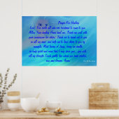 PRAYER FÜR DIE HEILUNG SCHÖNER POST POSTER (Küche)