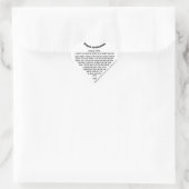 PRAYER Herz-Aufkleber (Tasche)