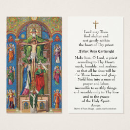 Prayer Holy Card for Catholic Priest Religious