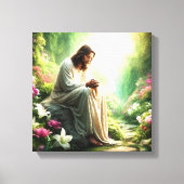 PRAYER IM GARTEN DES GLAUBENS LEINWANDDRUCK (Vorderseite)