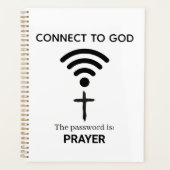 Prayer is the best wireless connection to God Planer (Vorderseite)