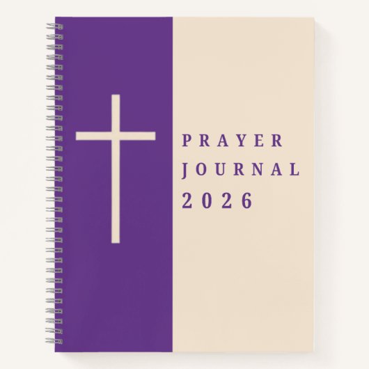 Prayer Journal 2026 Notizblock (Vorderseite)