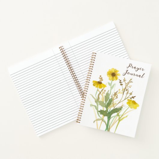 Prayer Journal Bible Study Scriptures Monogram Notizblock (Innenseite)