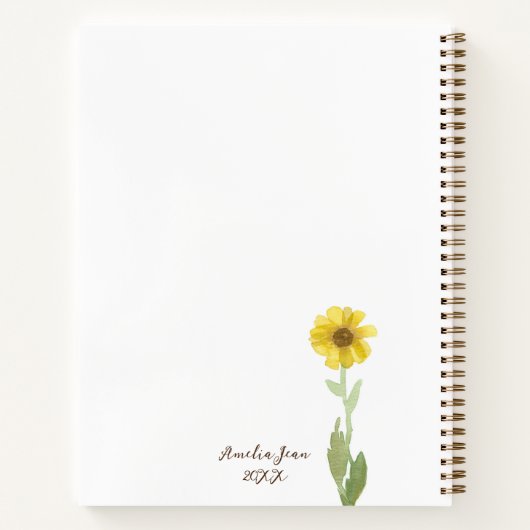 Prayer Journal Bible Study Scriptures Monogram Notizblock (Rückseite)