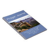 Prayer Journal Bible Verse Grand Canyon Ansicht Notizblock (Rechte Seite)