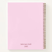 Prayer Journal Bible Verse Romans 12:12 Blume Notizblock (Rückseite)