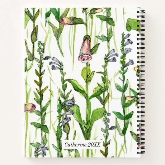 Prayer Journal Corinthians Scripte Foxglove Notizblock (Rückseite)