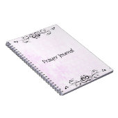 Prayer Journal-Notebook in Rosa Notizblock (Rechte Seite)