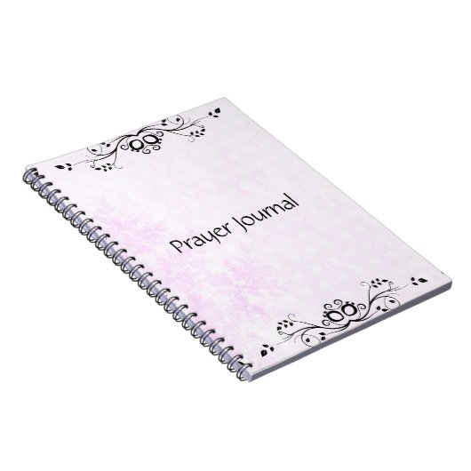 Prayer Journal-Notebook in Rosa Notizblock (Rechte Seite)