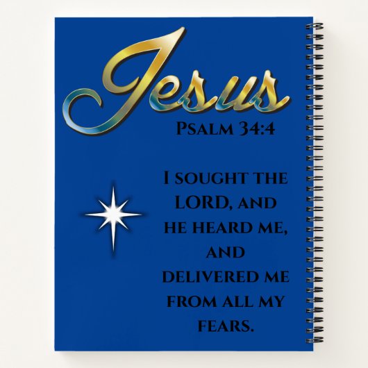 Prayer Journal Notizblock (Rückseite)