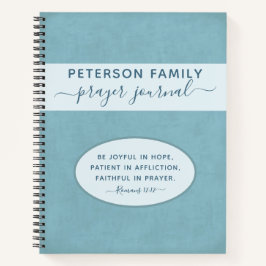 Prayer Journal personalisiert Familienname Notizbu Notizblock
