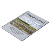 Prayer Journal zur Landschaft der Flüsse Notizblock (Linke Seite)