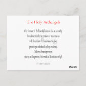 Prayer-Karte Postkarte (Rückseite)