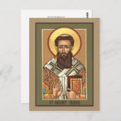 Prayer-Karte St. Gregory Palamas Postkarte (Vorne/Hinten)