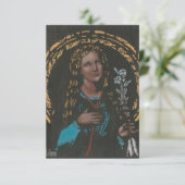 Prayer-Karte St. Philomena Dankeskarte (Stehend Vorderseite)