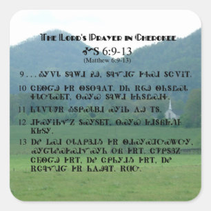 Prayer Lords im Cherokee Aufkleber