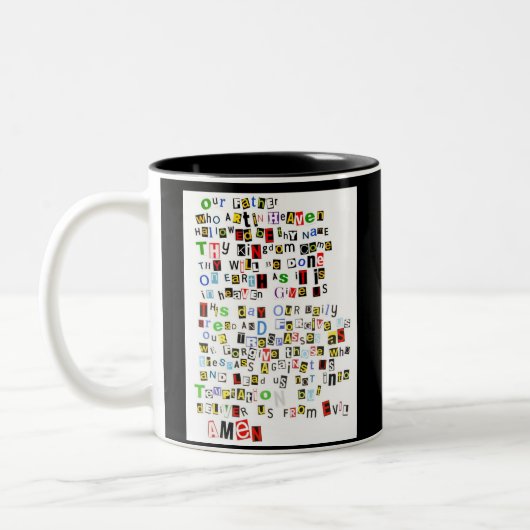 Prayer Lords Zweifarbige Tasse (Links)
