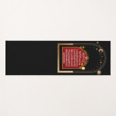 Prayer Mat Ayat Al Kursi Yogamatte (Vorderseite (Horizontal))