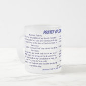 PRAYER MATTGLASTASSE (Vorderseite Links)