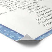 Prayer of Saint St. Francis of Assisi 15:17 Paris Poster (Ecke)