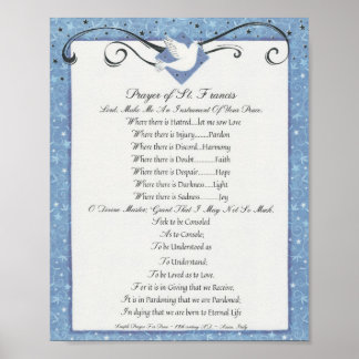 Prayer of Saint St. Francis of Assisi 15:17 Paris Poster