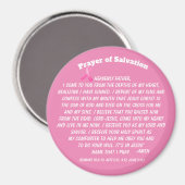 PRAYER OF SALVATION MAGNET (Vorderseite/Rückseite)