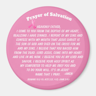PRAYER OF SALVATION MAGNET