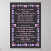 PRAYER OF ST FRANCIS POSTER (Vorne)