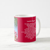 Prayer Our Father Oleander Lords Tasse (VorderseiteRechts)