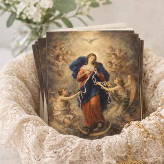 Prayer Our Lady Undoer Knots Blessed Mother Mary Karte