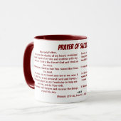 PRAYER TASSE (Vorderseite Links)