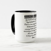 Prayer Tasse (Vorderseite Links)